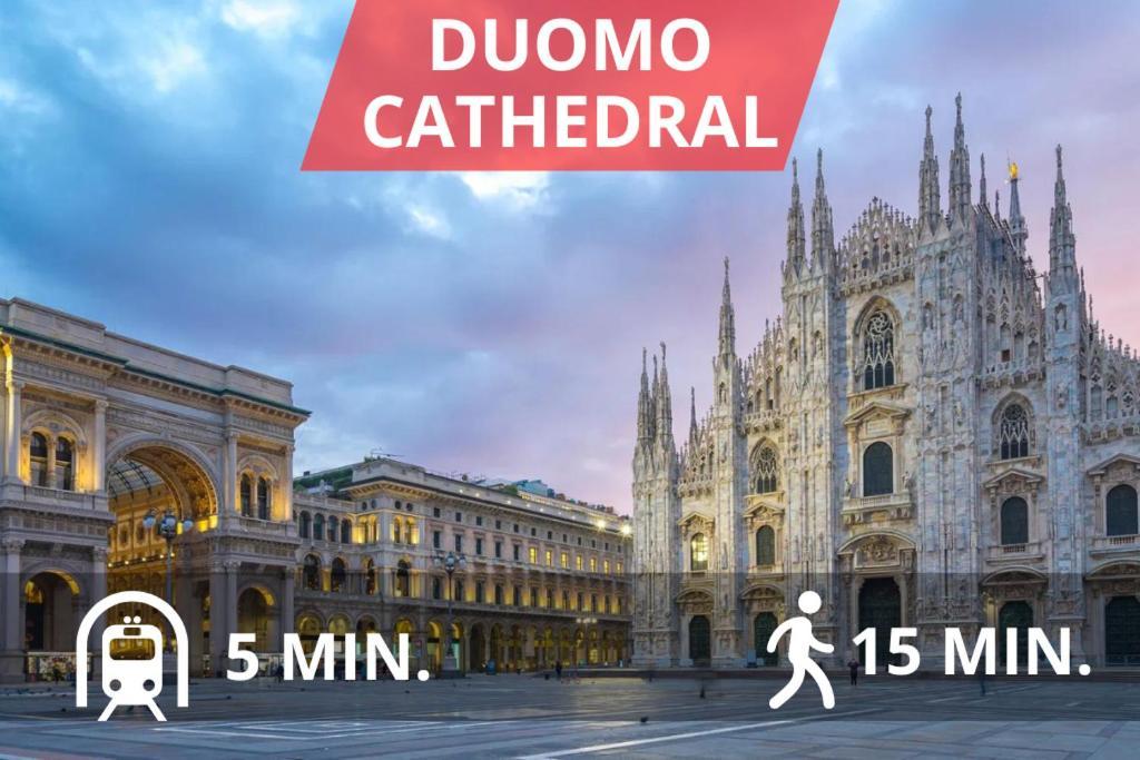 米兰Duomo In 10 Minutes - Modern Close To Cadorna Station公寓 外观 照片